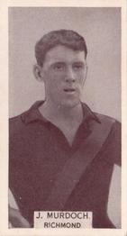 1933 Wills's Victorian Footballers (Small) #52 Joe Murdoch Front